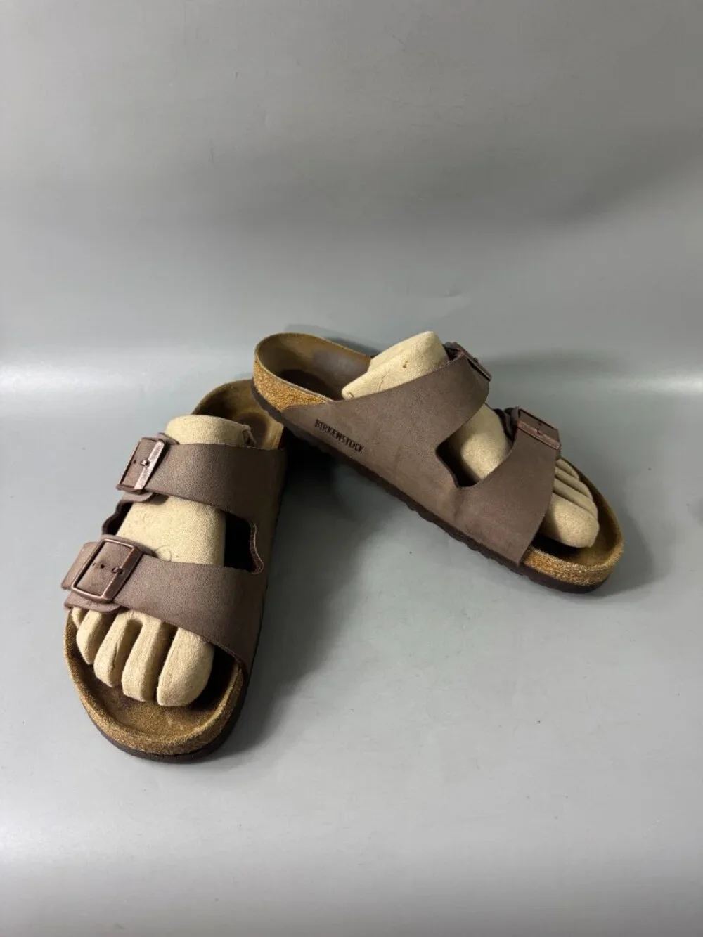 Birkenstock Arizona Sandals, Leather, Classic Footbed, Size 42